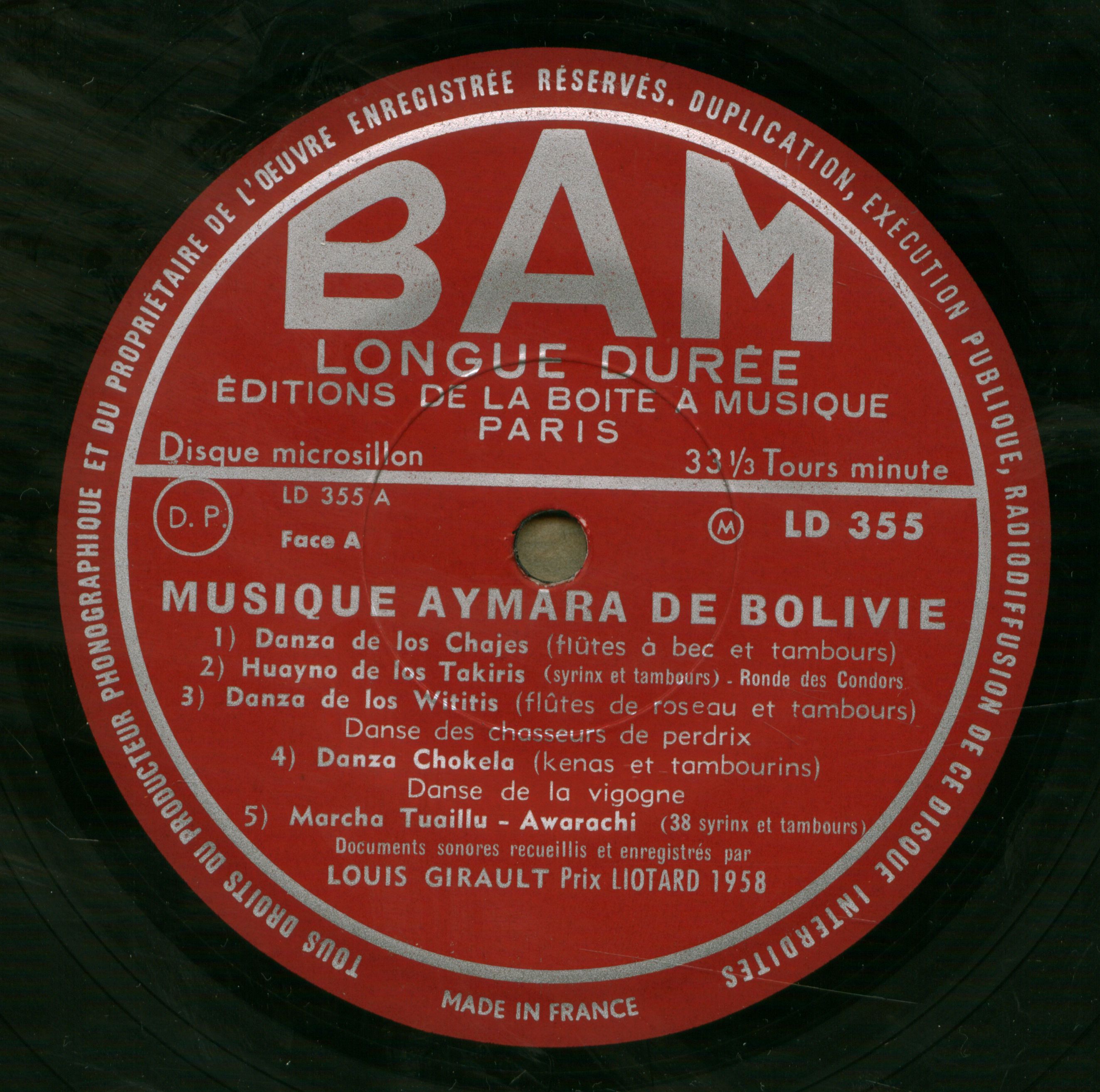 Musique Aymara de Bolivie